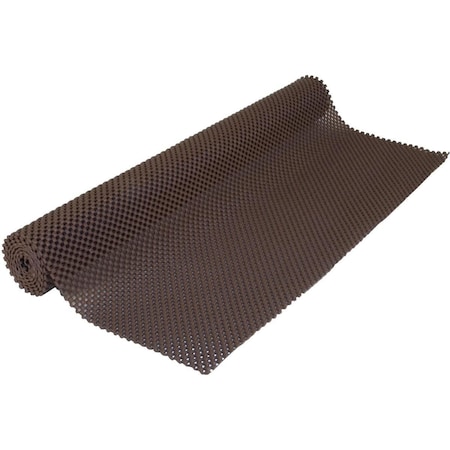 Con-Tact Brand 20 In. x 4 Ft. Chocolate Grip Premium Non-Adhesive Shelf Liner 04F-C6O1B-01